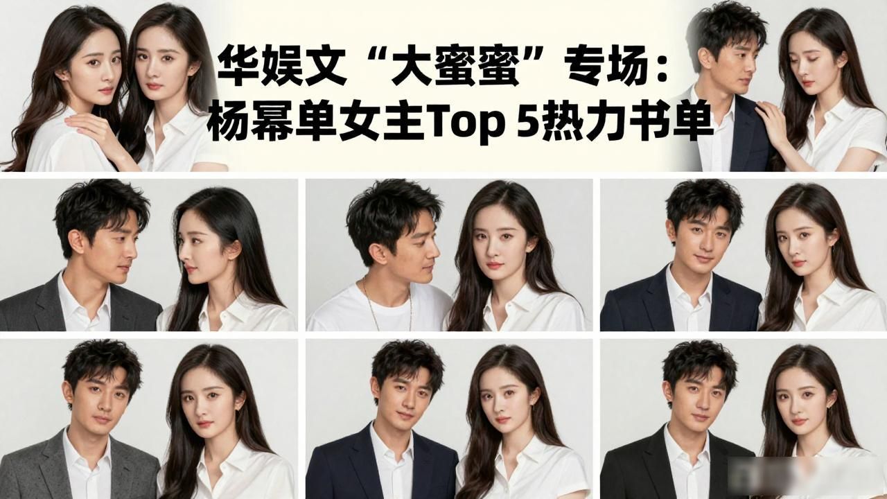 华娱文“大蜜蜜”专场：杨幂单女主Top 5热力书单